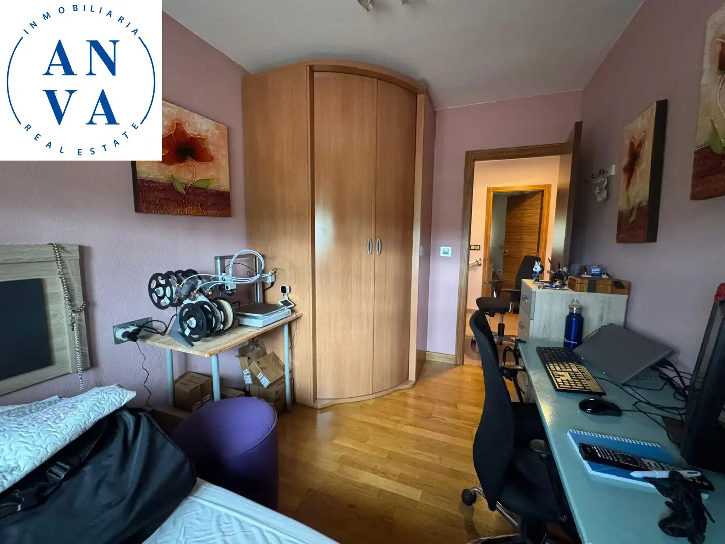 Schlafzimmer von Haus oder Chalet zum Verkauf in Sant Joan d'Alacant mit Klimaanlage, Privatgarten und Abstellraum