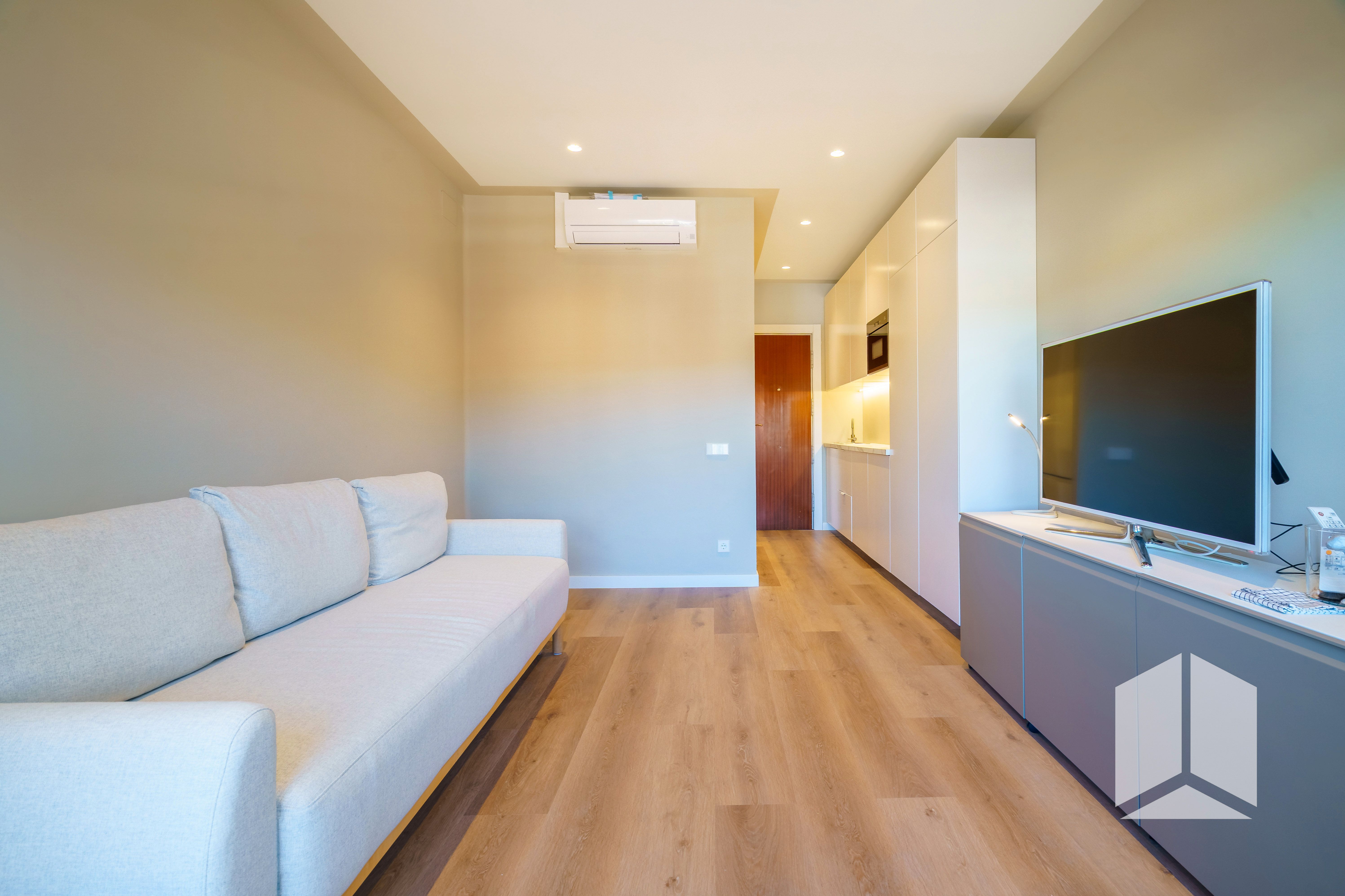 Living room of Loft for sale in Castelldefels  with Air Conditioner and Balcony