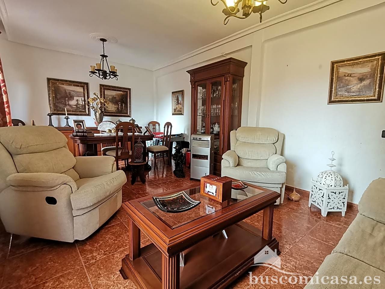 Sala d'estar de Pis en venda en Linares amb Aire condicionat, Terrassa i Balcó