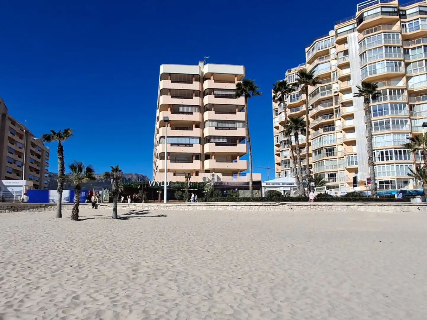 Vista exterior de Apartamento en venta en Calpe / Calp con Aire acondicionado, Jardín privado y Terraza