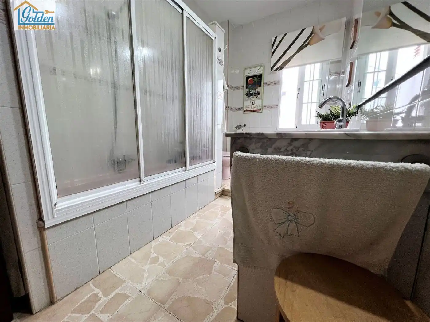 Bany de Casa o xalet en venda en Don Benito amb Aire condicionat, Jardí privat i Terrassa
