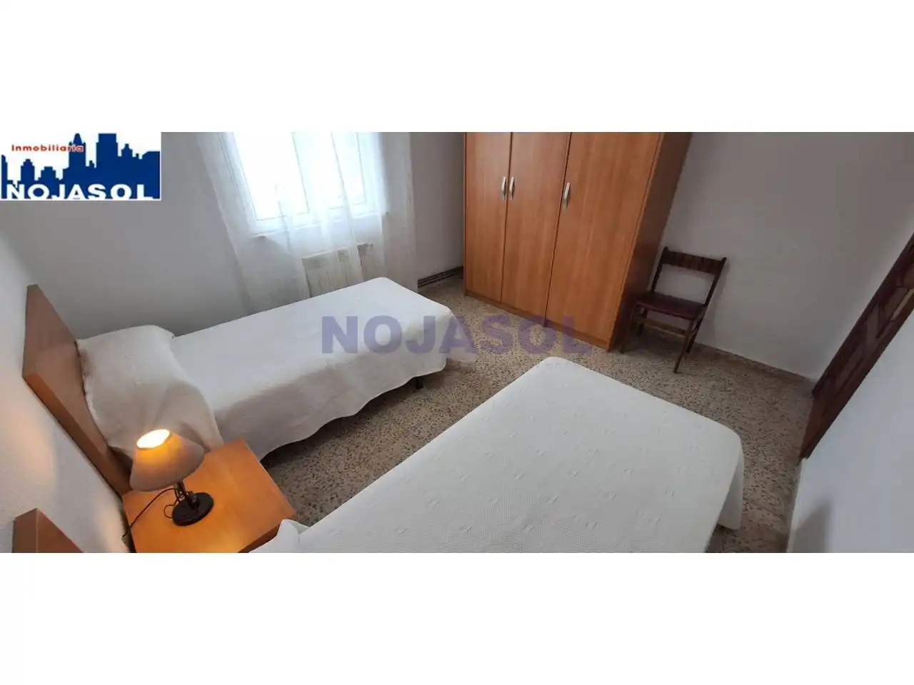Schlafzimmer von Einfamilien-Reihenhaus zur Miete in Noja mit Heizung, Privatgarten und Terrasse
