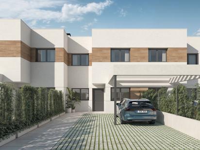Vista exterior de Casa o xalet en venda en Valladolid Capital amb Aire condicionat, Jardí privat i Terrassa