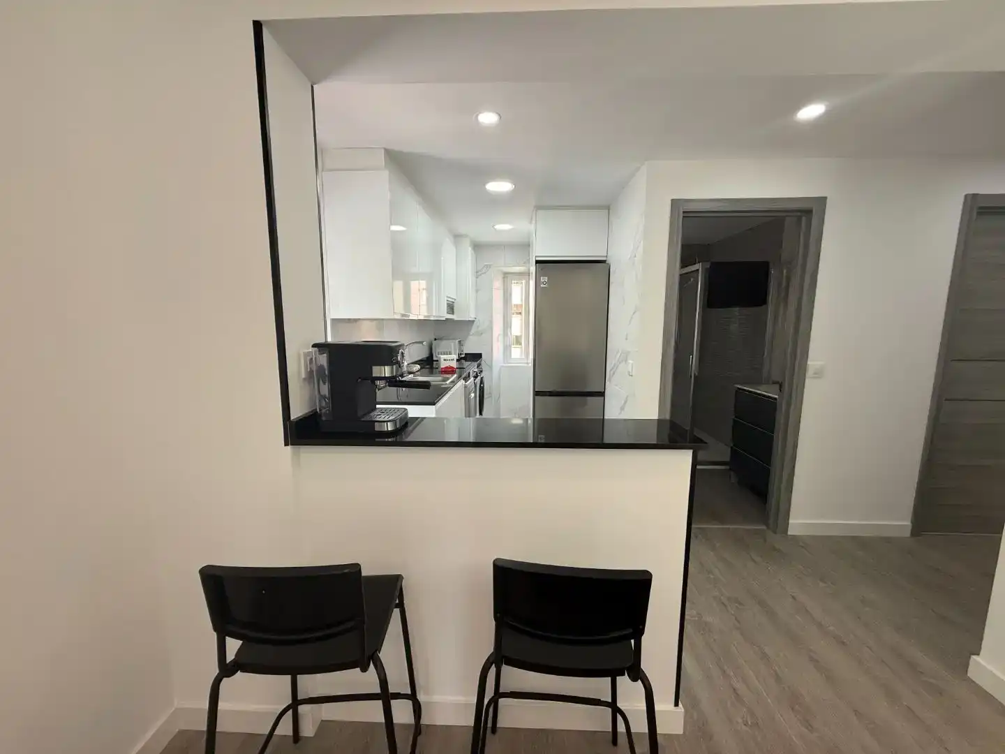 Küche von Haus oder Chalet zur Miete in Santander mit Privatgarten, Möbliert und Ofen