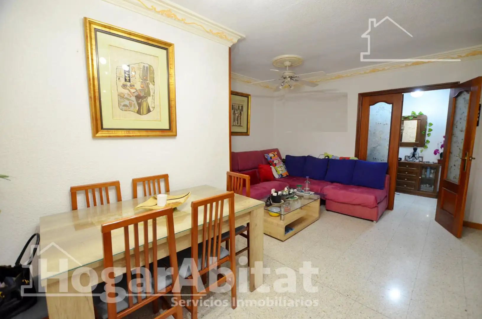 Sala d'estar de Pis en venda en Alicante / Alacant amb Aire condicionat, Calefacció i Jardí privat