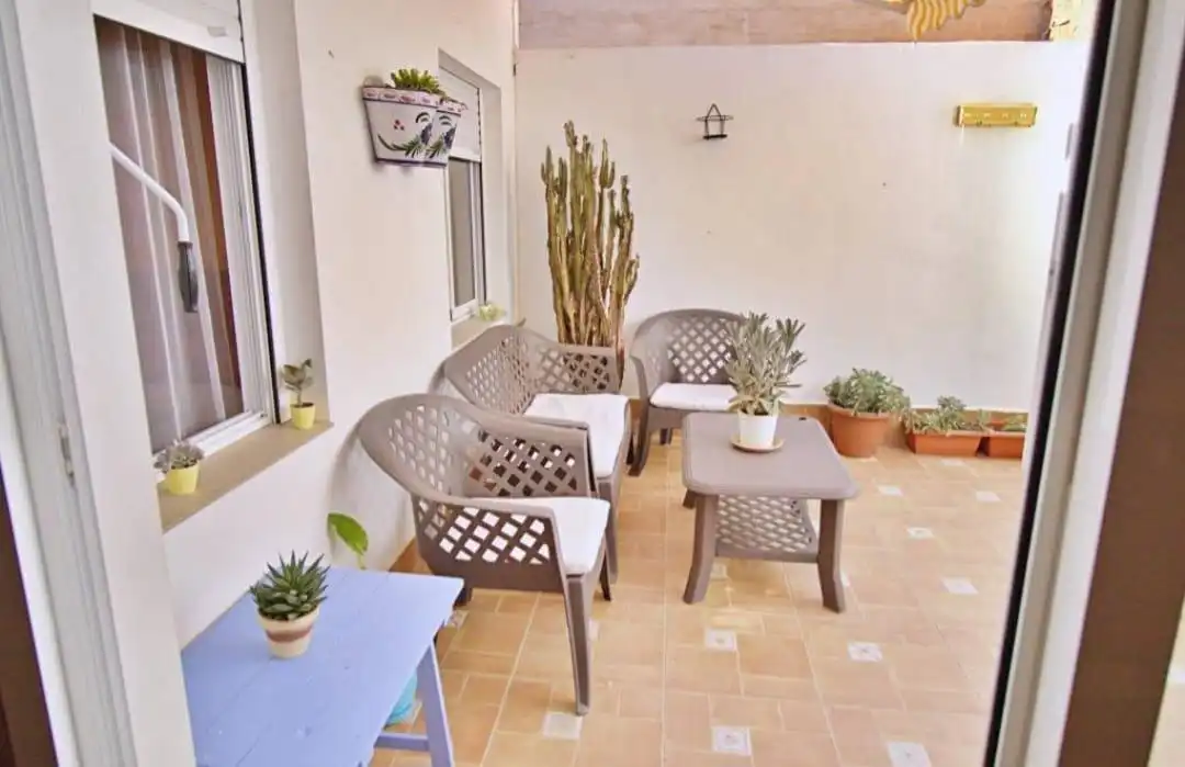 Terraza de Piso en venta en Elche / Elx con Amueblado y Balcón