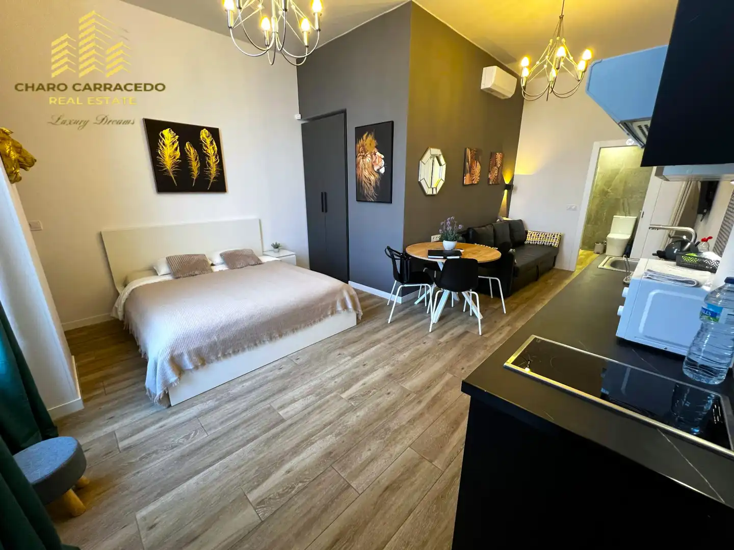 Habitación de Apartamento en venta en Valencia con Aire acondicionado, Amueblado y Lavadora