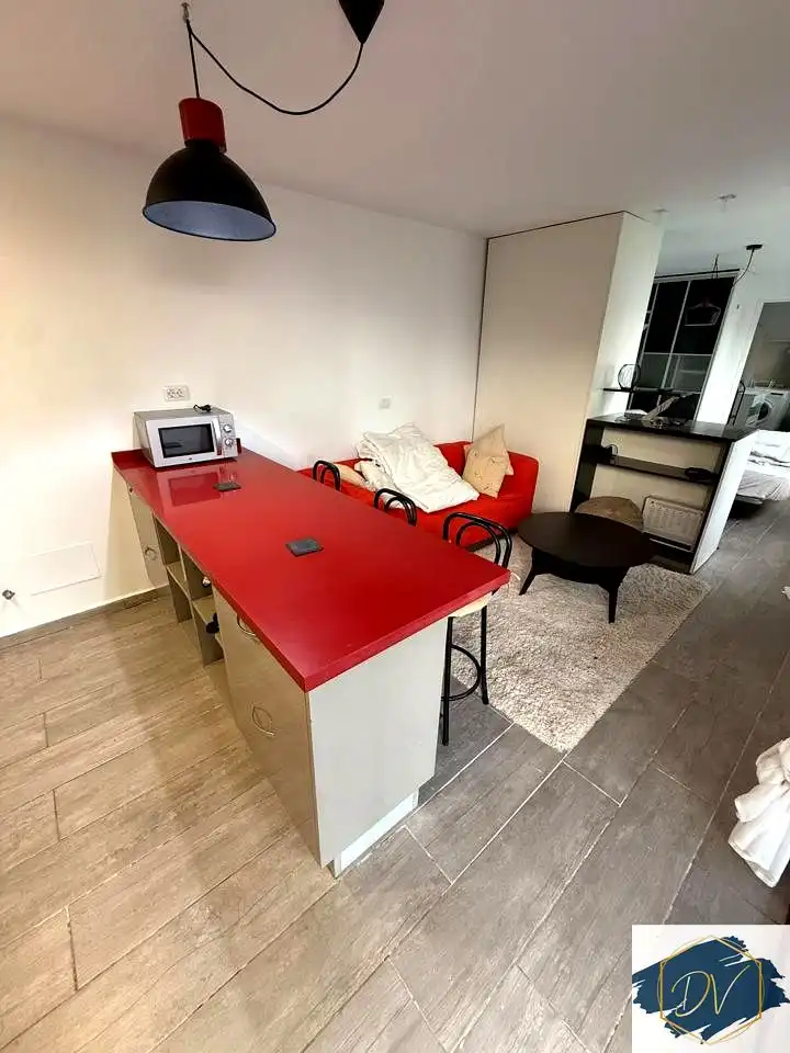 Cocina de Estudio de alquiler en El Rosario con Terraza y Amueblado