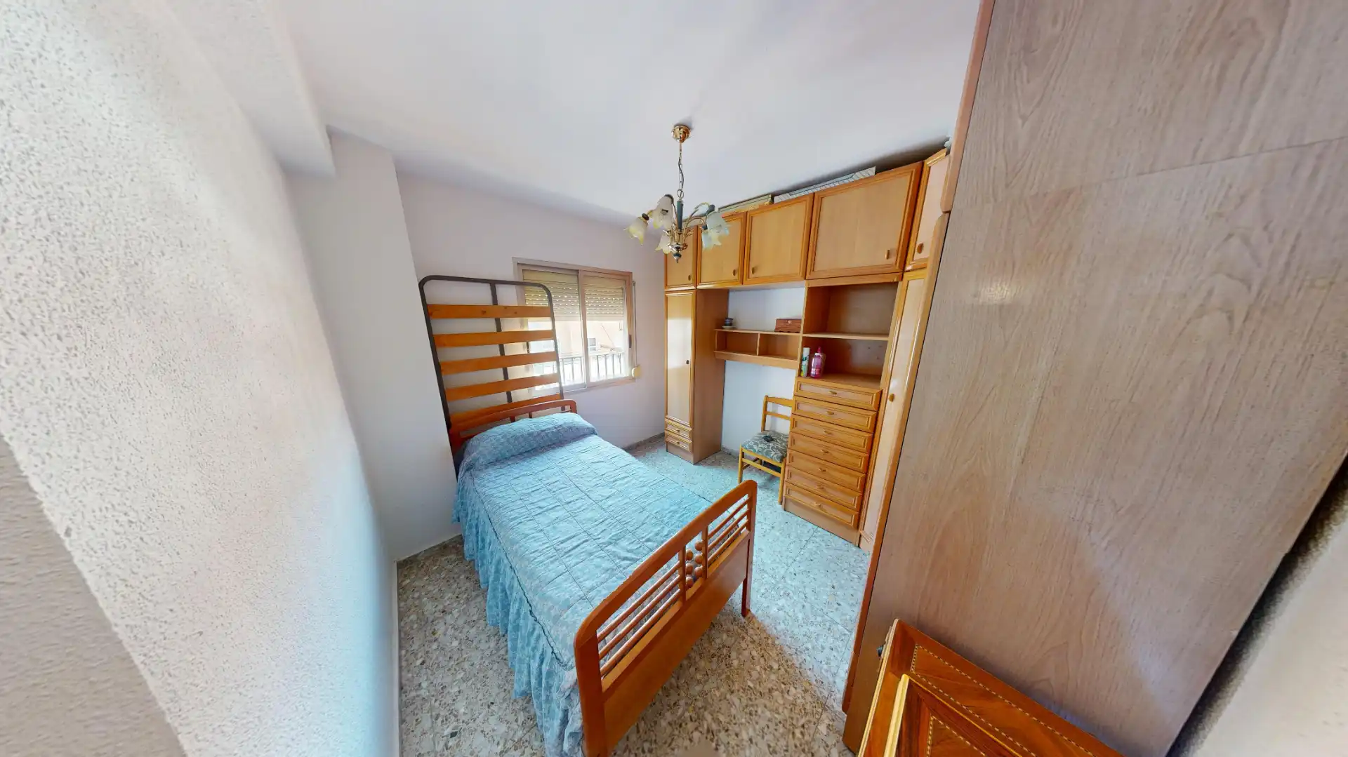 Schlafzimmer von Wohnung zum Verkauf in Alicante / Alacant mit Möbliert und Balkon