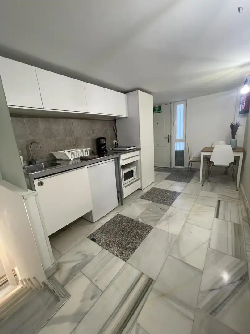 Cocina de Apartamento de alquiler en Madrid con Aire acondicionado, Calefacción y Amueblado