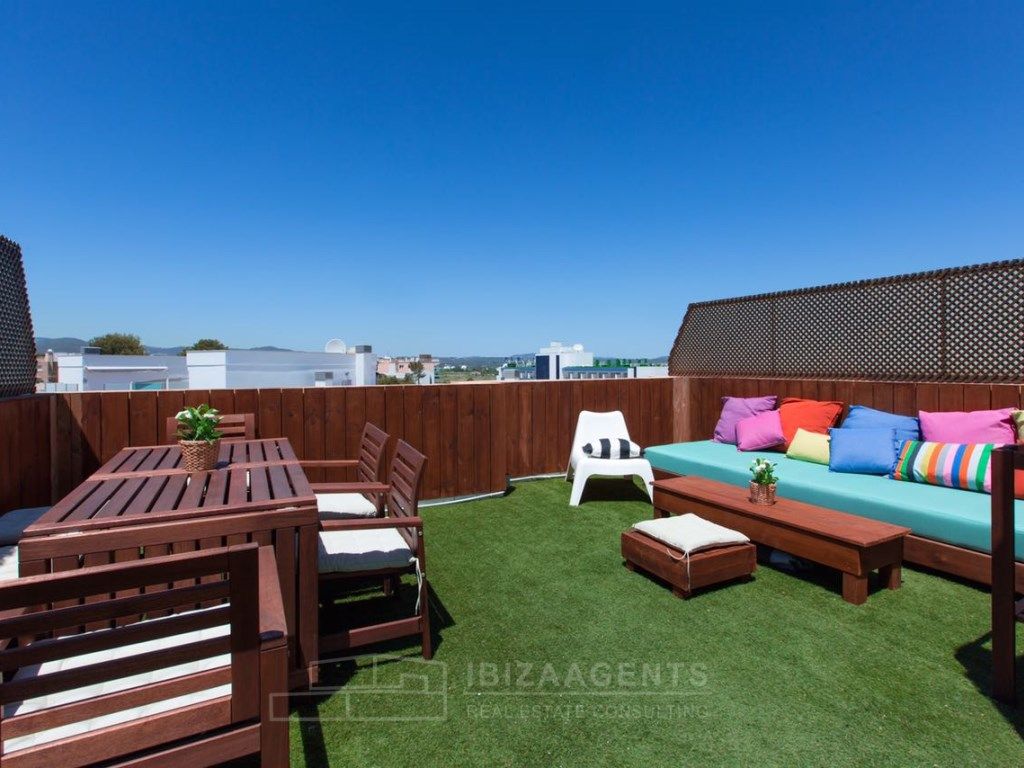 Terrace of Single-family semi-detached for sale in Eivissa  with Air Conditioner, Terrace and Furnished