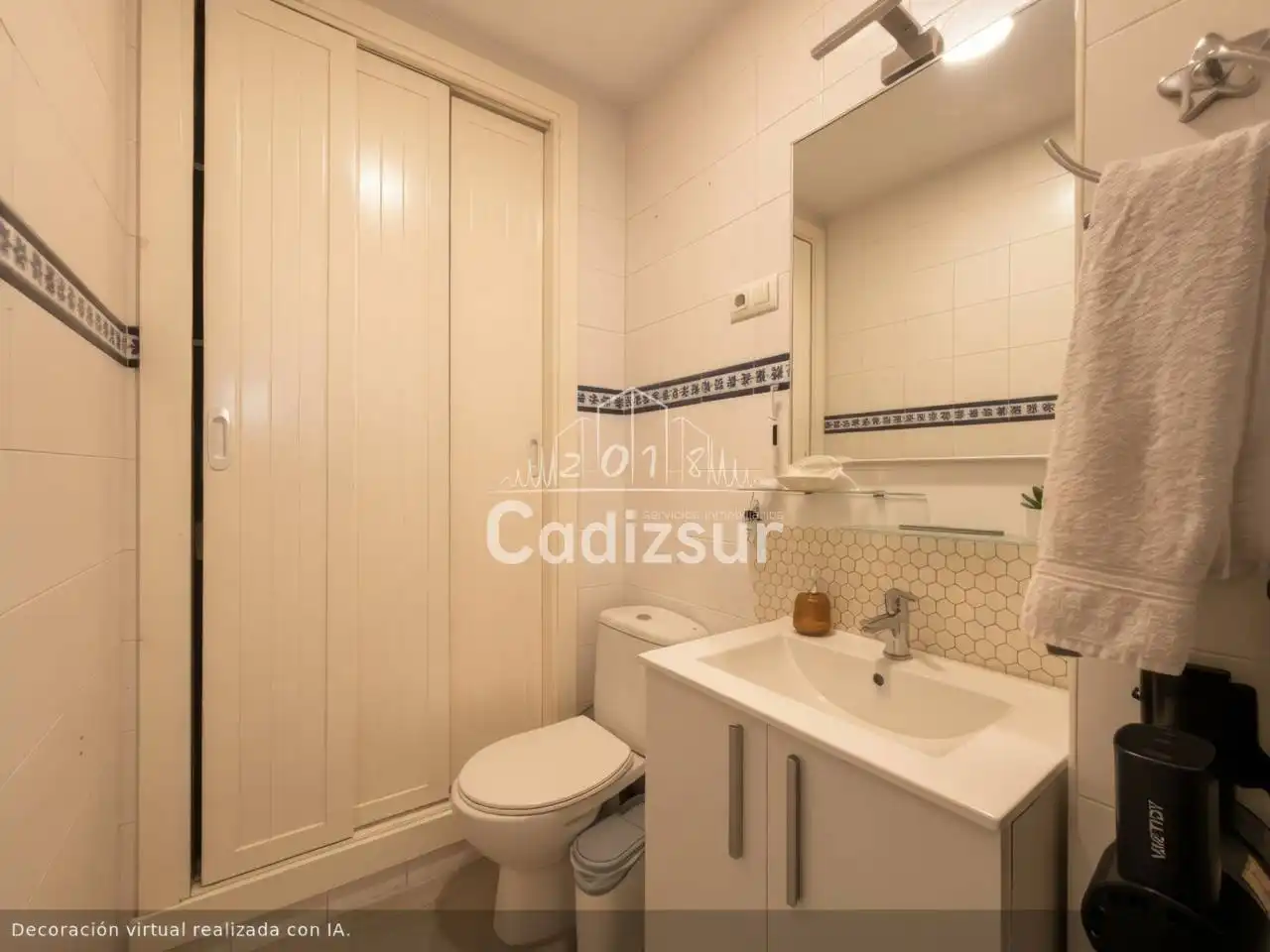 Bathroom of Flat for sale in San Fernando  with Air Conditioner, Parquet flooring and Terrace