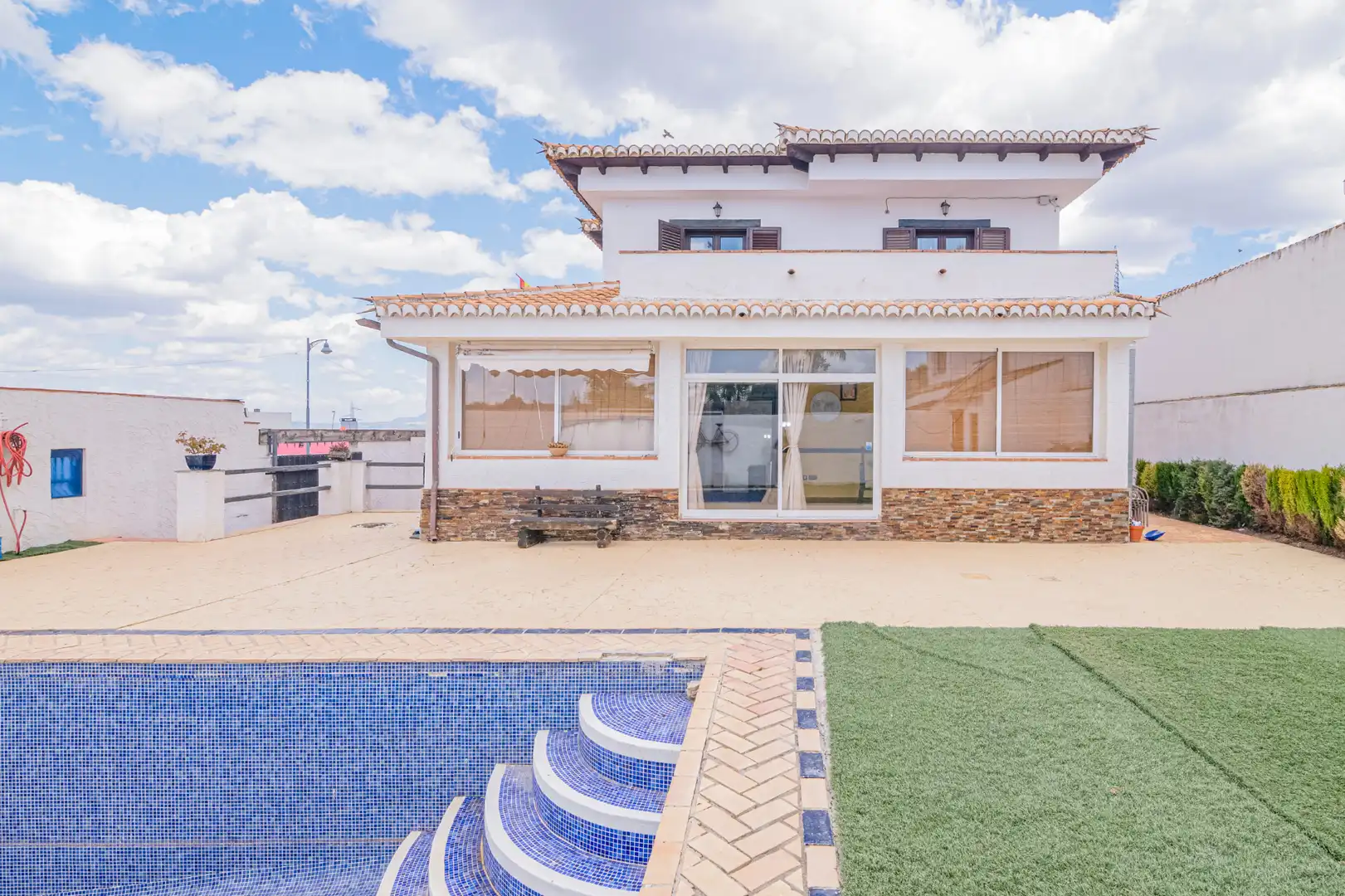 Exterior view of Houses for rent in Las Gabias  with Air Conditioner, Heating and Private garden