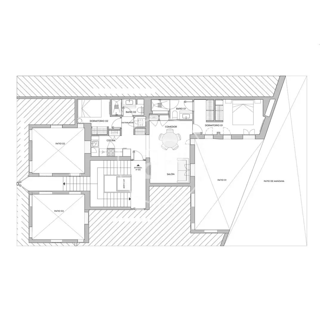 Piso en venta en Madrid con Aire acondicionado, Calefacción y Amueblado