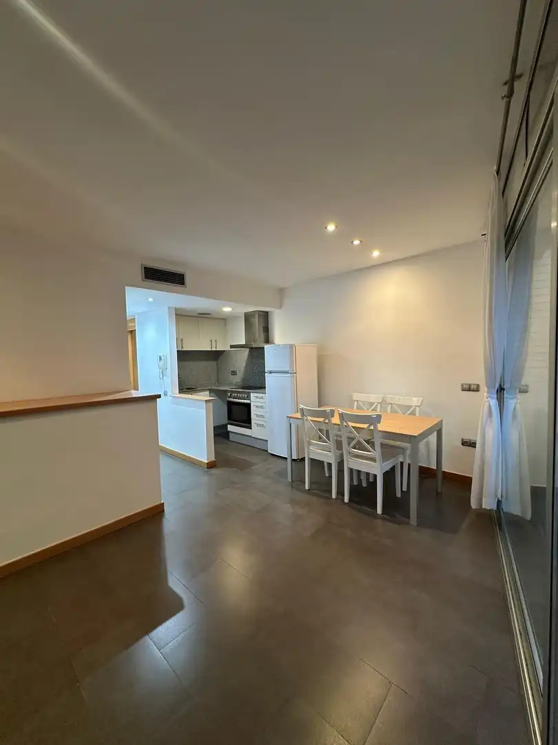 Kitchen of Flat for rent in Blanes  with Air Conditioner and Balcony