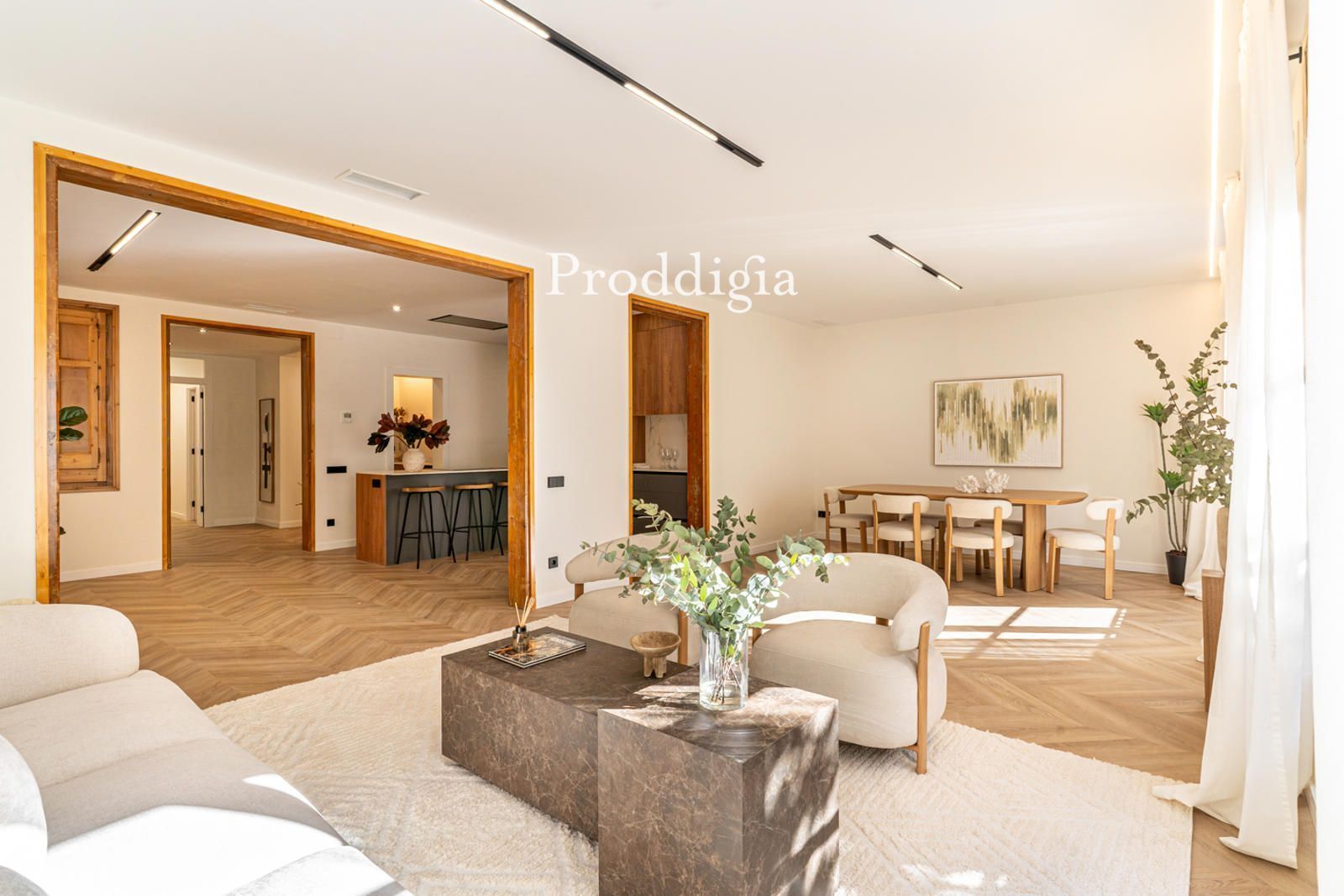 Living room of Flat for sale in  Barcelona Capital  with Air Conditioner, Heating and Terrace