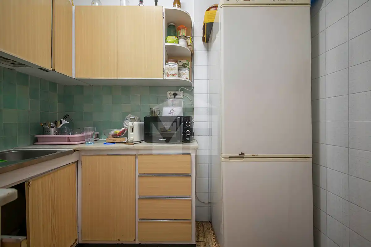 Kitchen of Flat for sale in Barcelona  with Air Conditioner