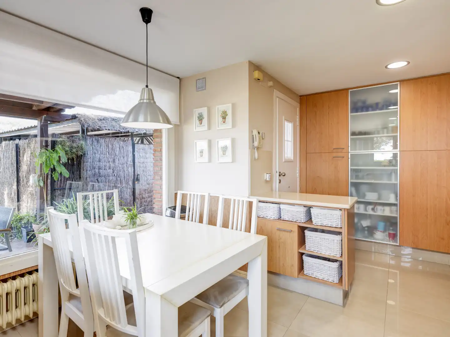 Dining room of Houses for sale in Sant Andreu de Llavaneres  with Air Conditioner, Heating and Private garden