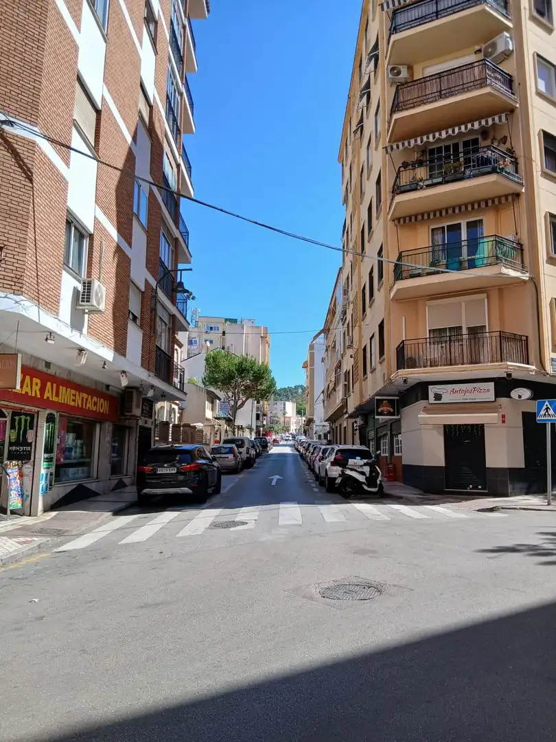 Exterior view of Flat for sale in Málaga  with Parquet flooring