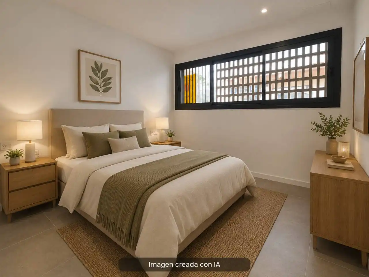 Bedroom of Flat for rent in Sabadell  with Air Conditioner, Heating and Private garden