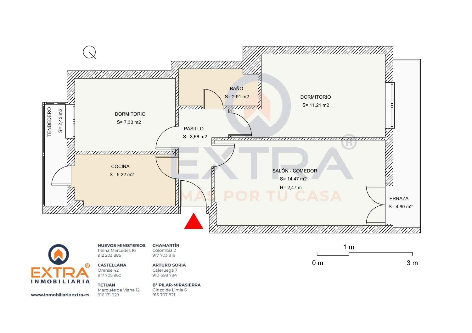 Piso en venta en Calle de Ceuta, Valdeacederas, Tetuán