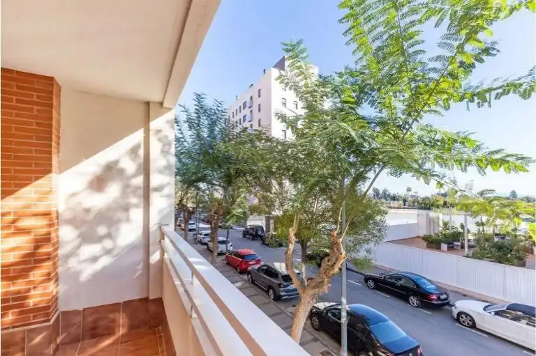 Vista exterior de Pis en venda en Murcia amb Moblat, Balcó i Piscina comunitària