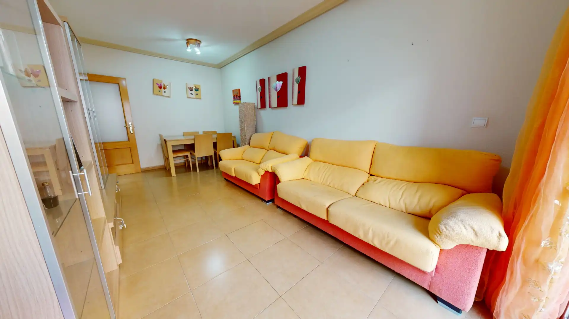 Sala de estar de Piso en venta en Mutxamel con Aire acondicionado, Calefacción y Trastero