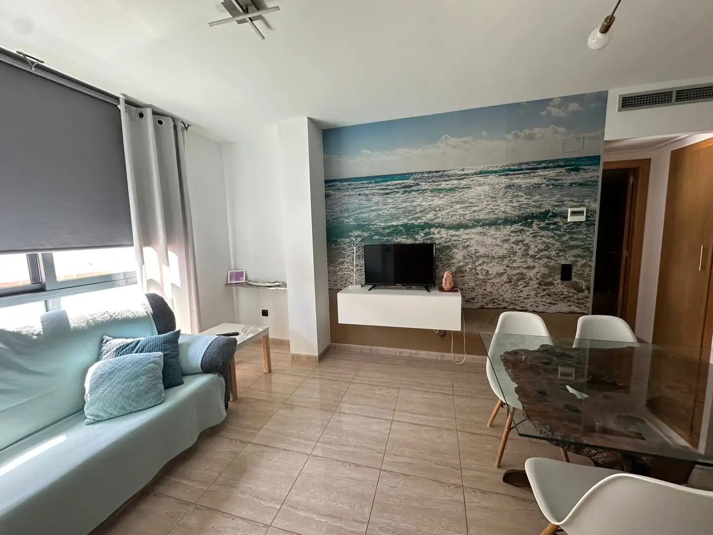 Living room of Flat for rent in Vinaròs  with Air Conditioner, Heating and Furnished
