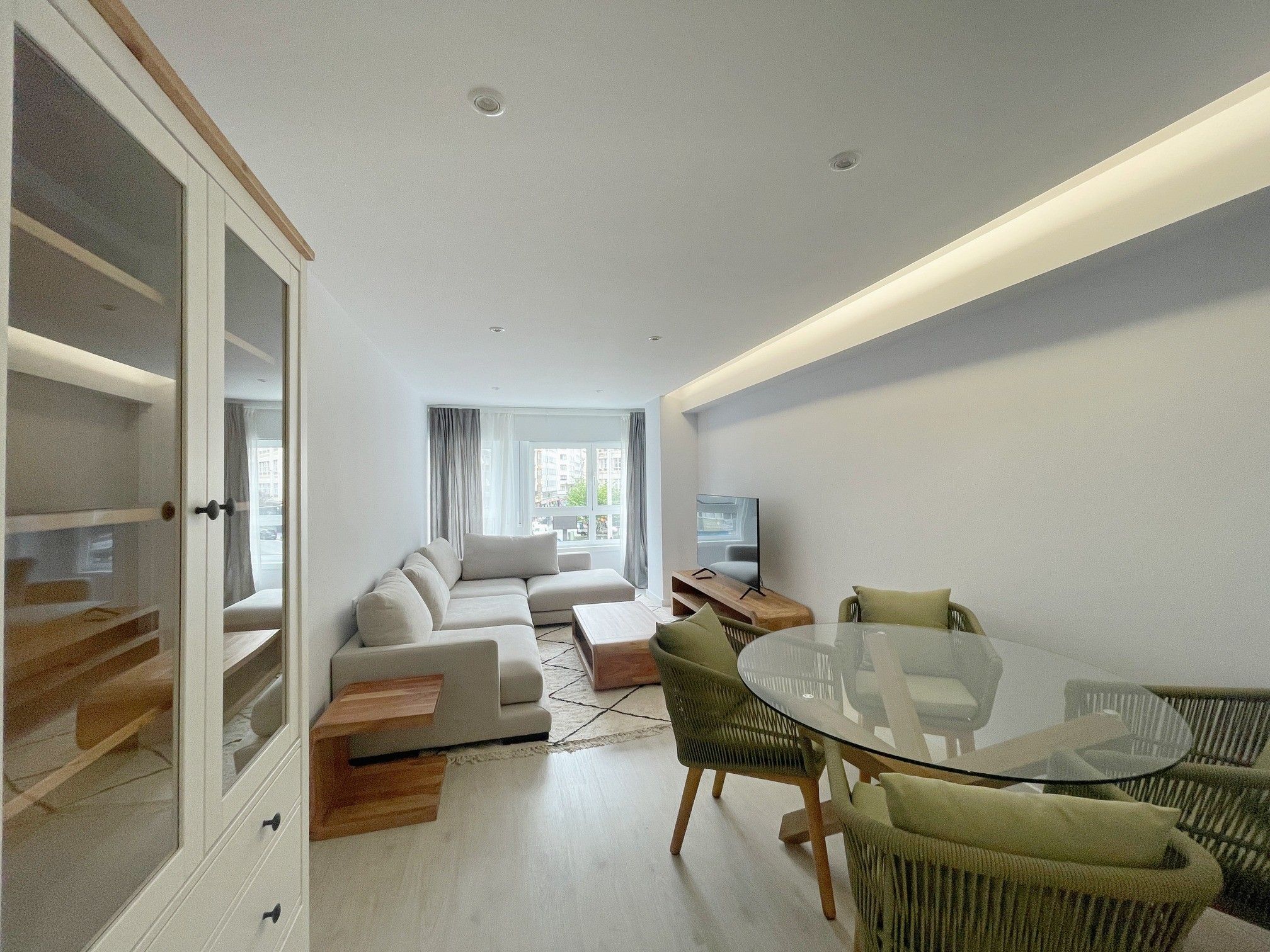 Living room of Apartment to rent in A Coruña Capital   with Air Conditioner, Heating and Storage room