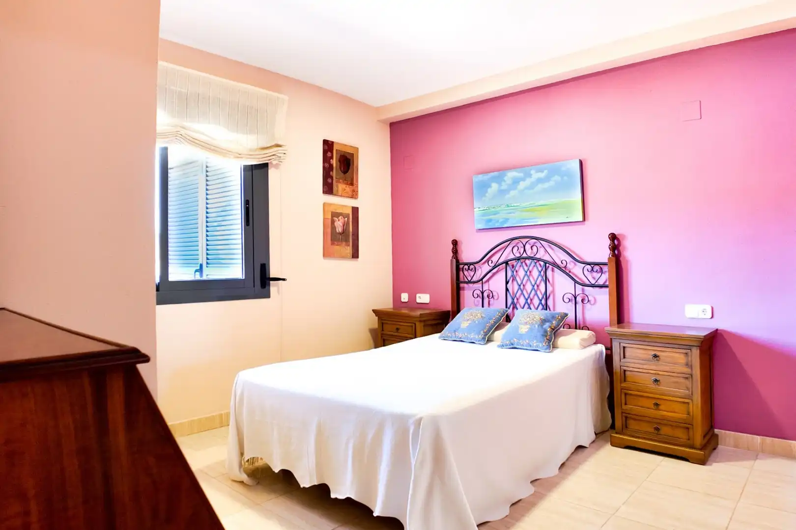 Schlafzimmer von Wohnung zum Verkauf in Villajoyosa / La Vila Joiosa mit Klimaanlage, Heizung und Privatgarten