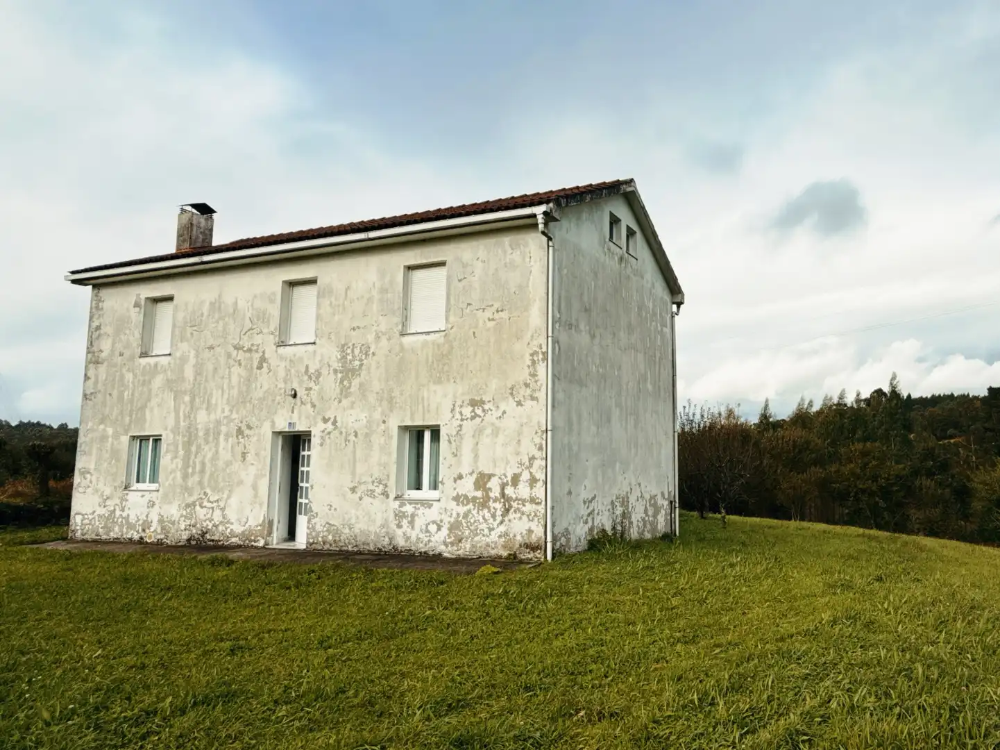 Vista exterior de Piso en venta en A Laracha  