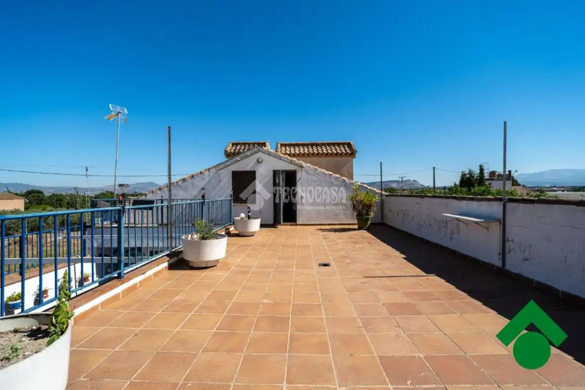 Terraza de Finca rústica en venta en Santa Fe con Aire acondicionado