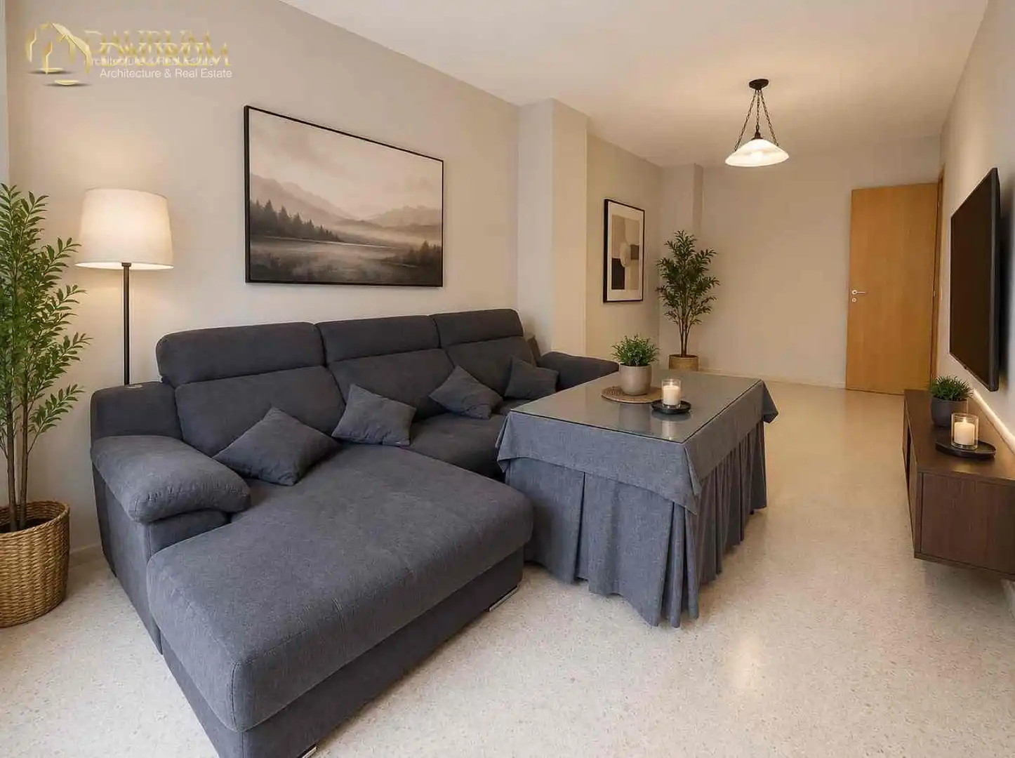 Living room of Flat for sale in Sevilla  with Air Conditioner, Heating and Swimming Pool