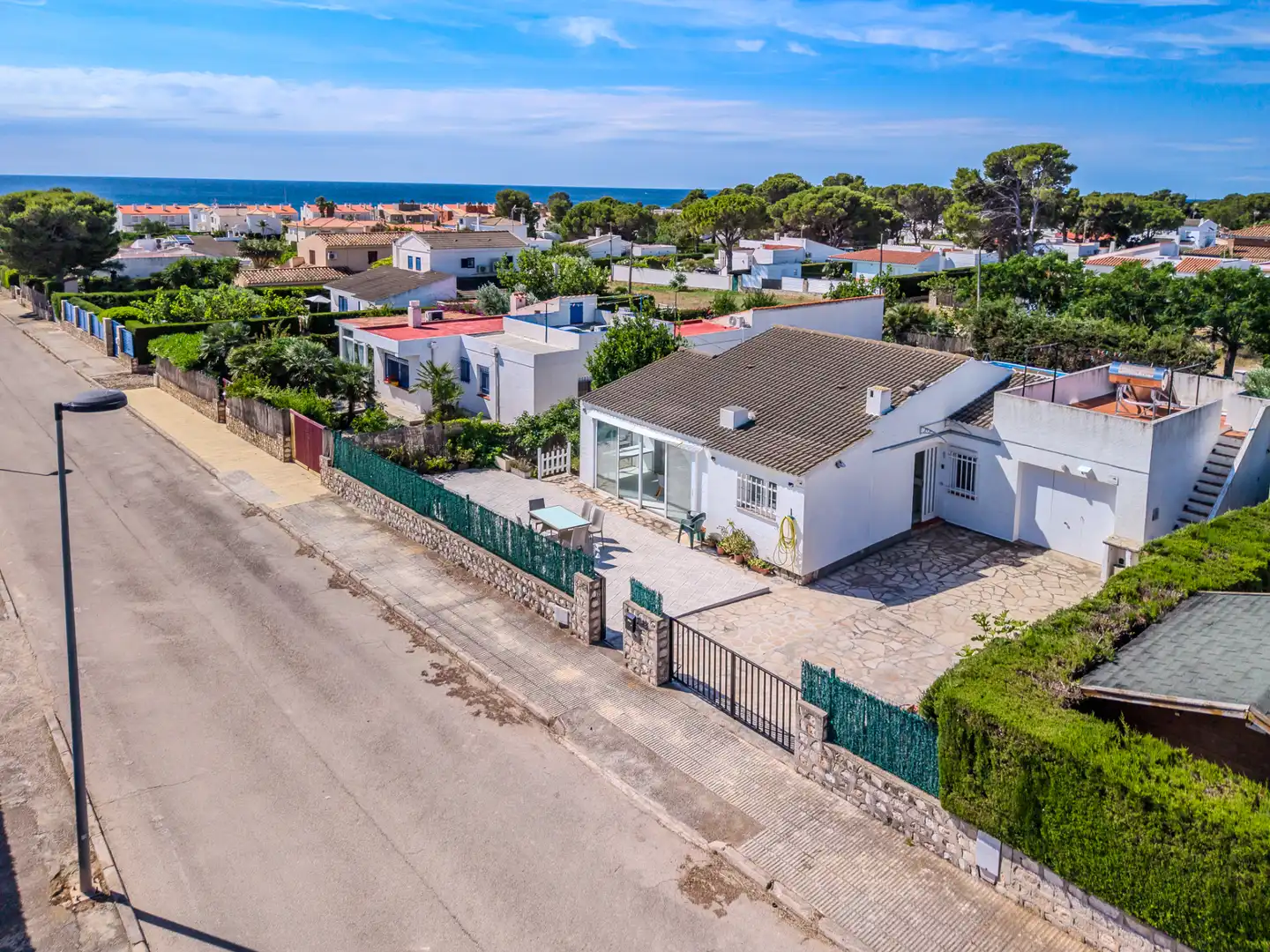 Exterior view of Houses for sale in L'Ametlla de Mar   with Air Conditioner, Heating and Private garden