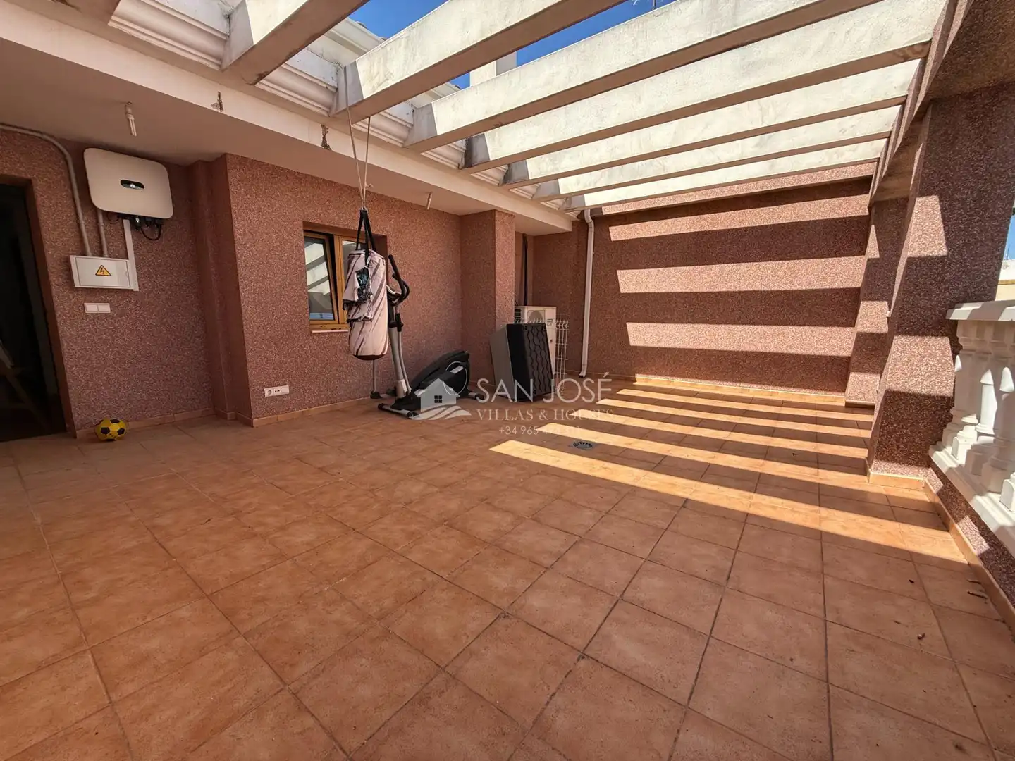 Terrassa de Casa o xalet en venda en Aspe amb Aire condicionat, Terrassa i Traster