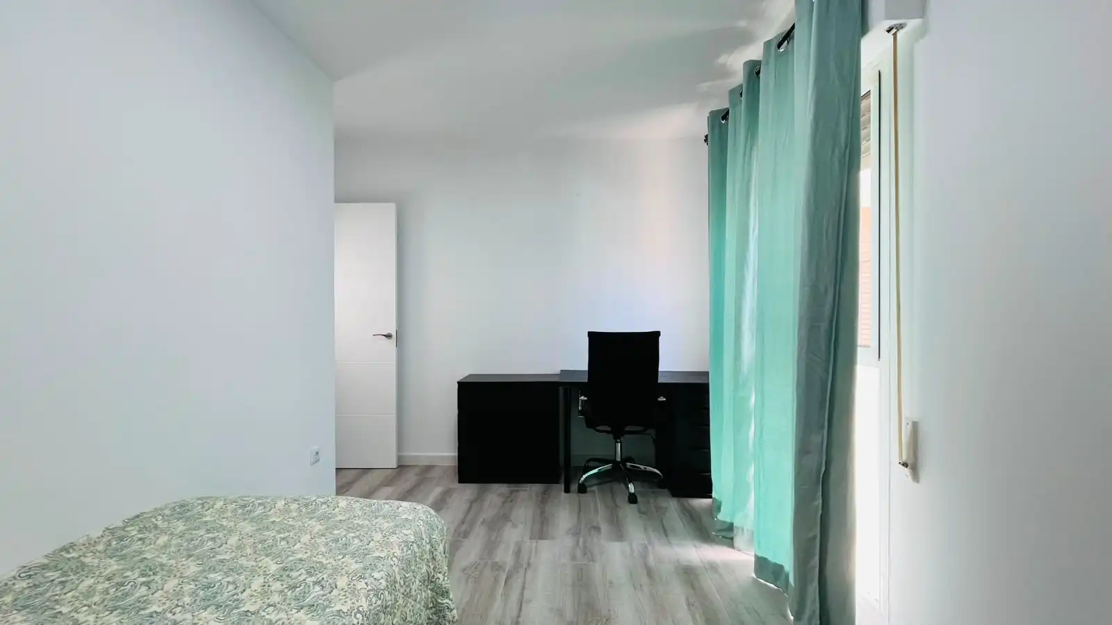 Schlafzimmer von Wohnung zur Miete in San Fernando mit Klimaanlage, Möbliert und Ofen