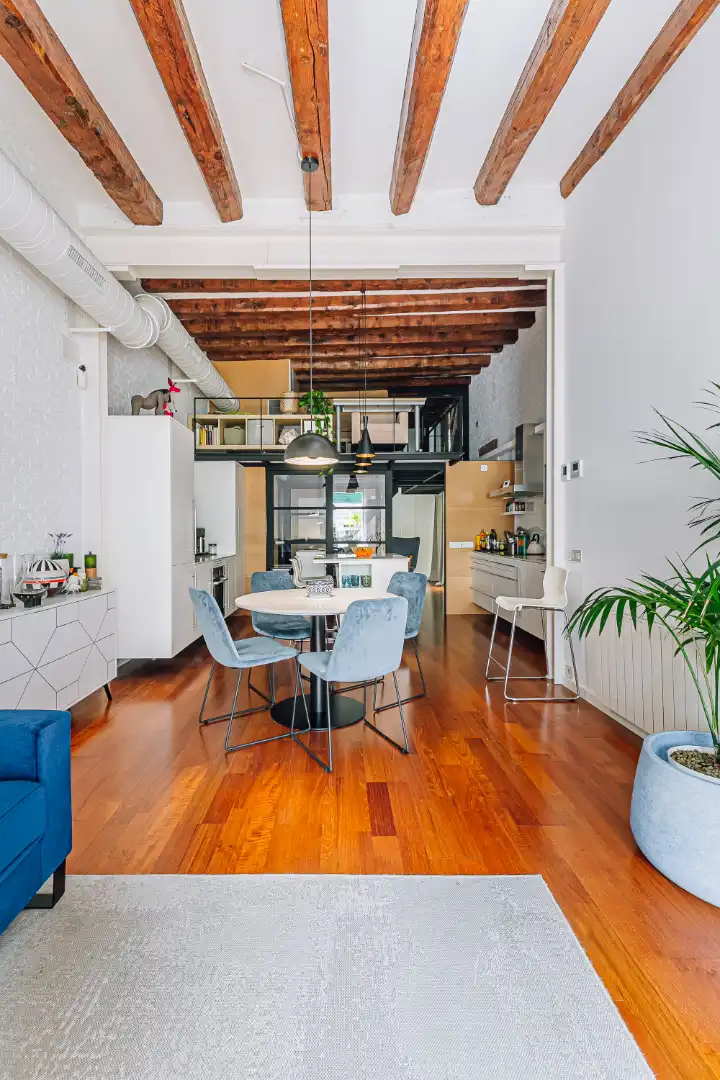 Cocina de Piso en venta en Barcelona con Aire acondicionado, Calefacción y Parquet