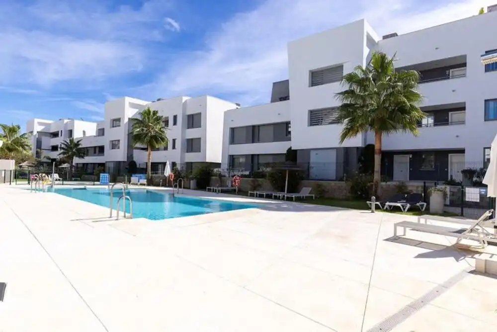 Exterior view of Apartments for rent in Estepona  with Air Conditioner, Terrace and Swimming Pool