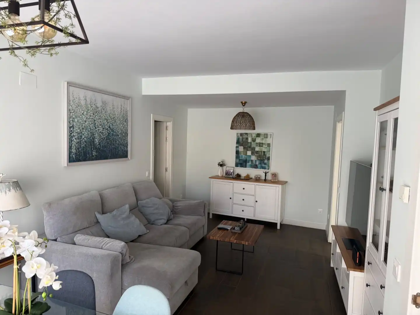 Sala d'estar de Pis en venda en Alcobendas amb Aire condicionat, Terrassa i Balcó
