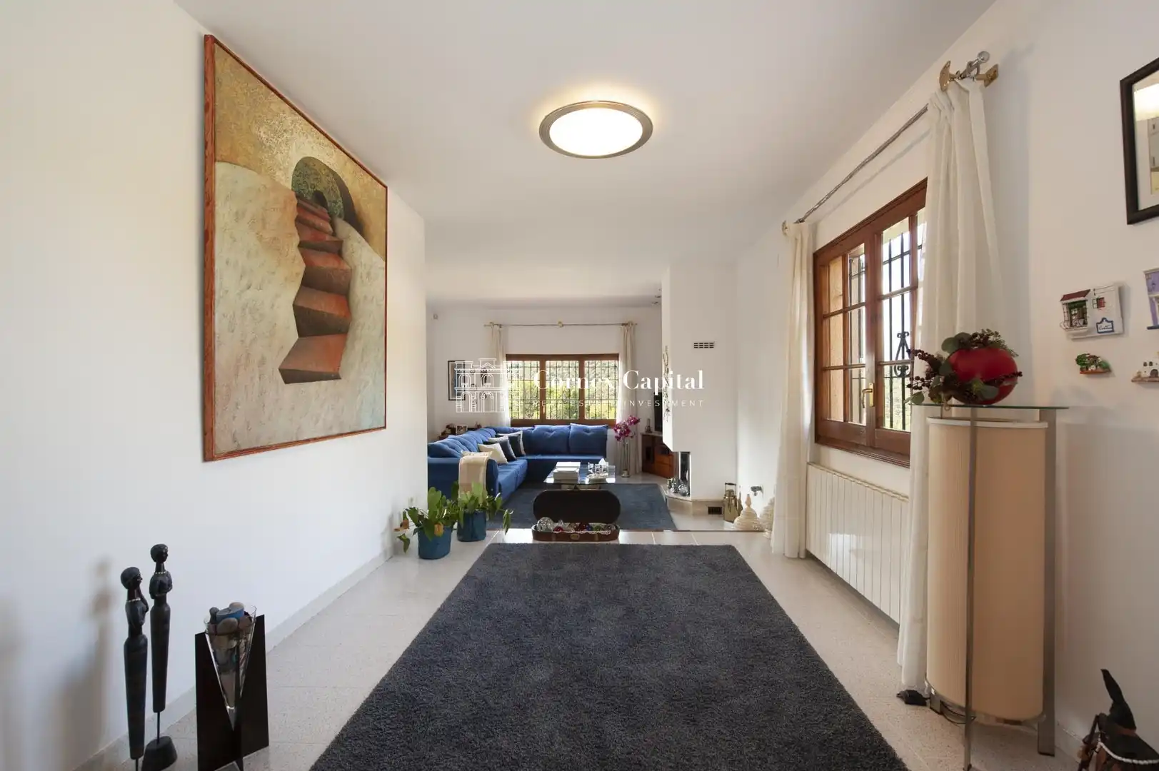 Sala d'estar de Casa o xalet en venda en Palafrugell amb Aire condicionat, Calefacció i Jardí privat