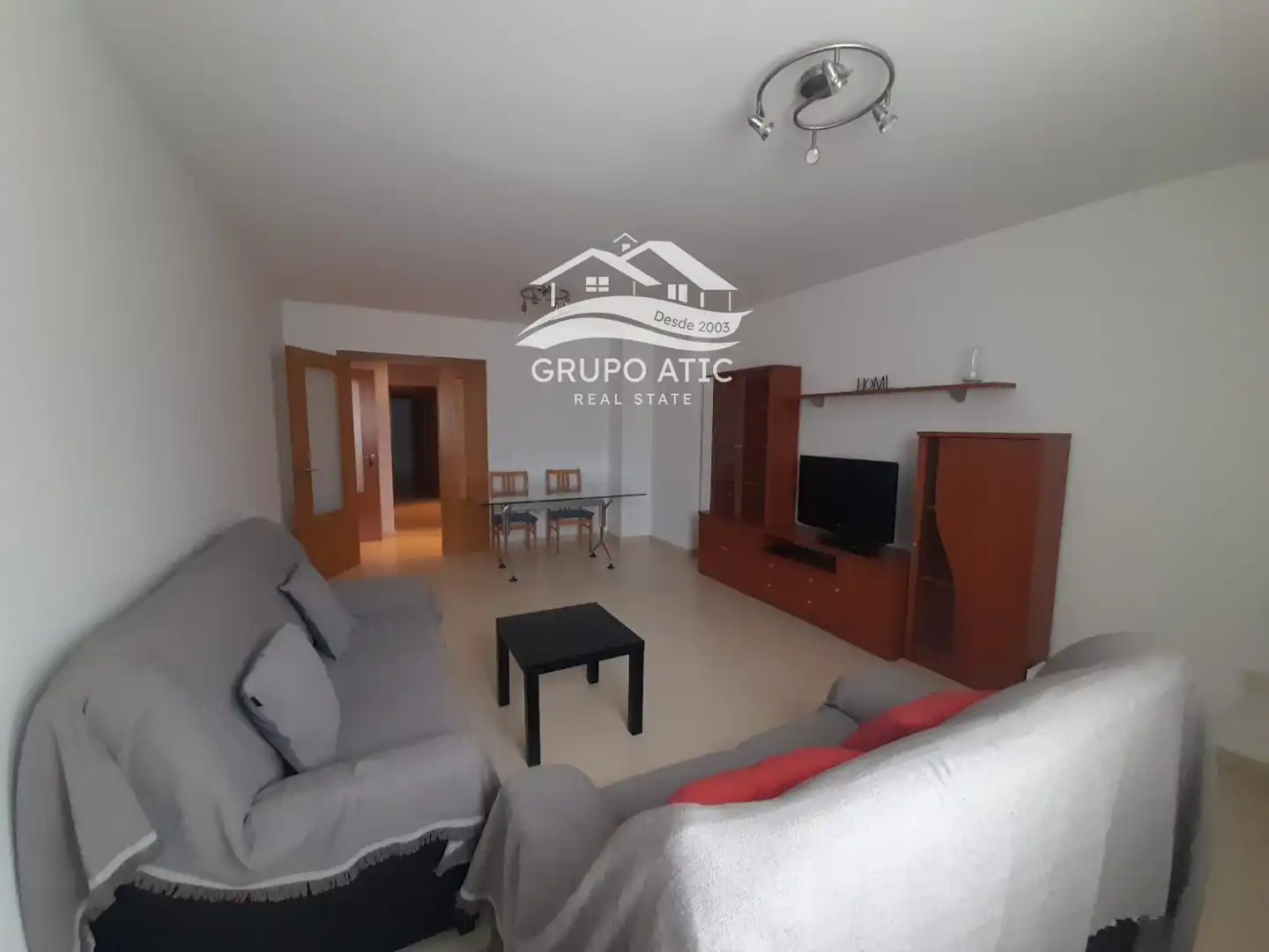 Living room of Flat for rent in Burriana / Borriana  with Heating, Terrace and Swimming Pool