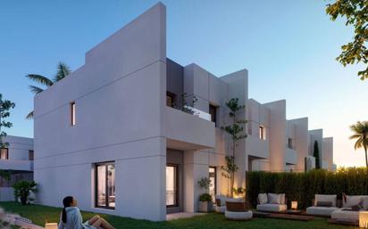 Exterior view of Single-family semi-detached for sale in Vélez-Málaga  with Air Conditioner, Terrace and Swimming Pool