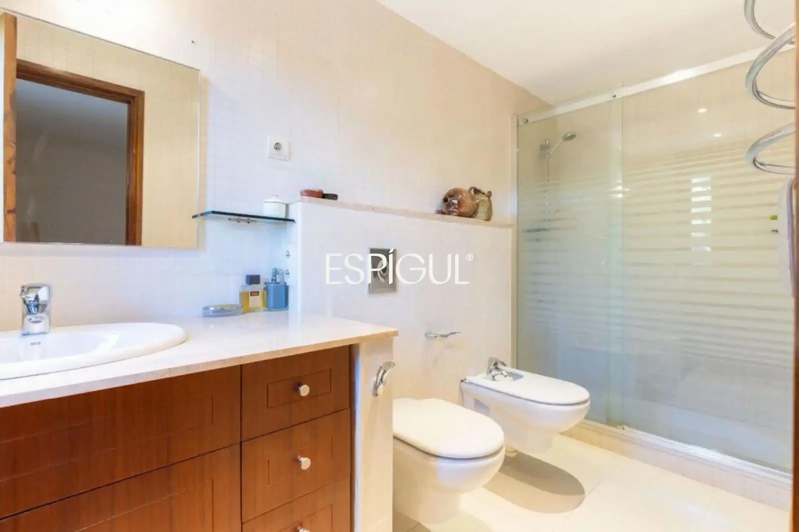 Baño de Casa o chalet de alquiler en Sant Cugat del Vallès con Aire acondicionado, Calefacción y Jardín privado