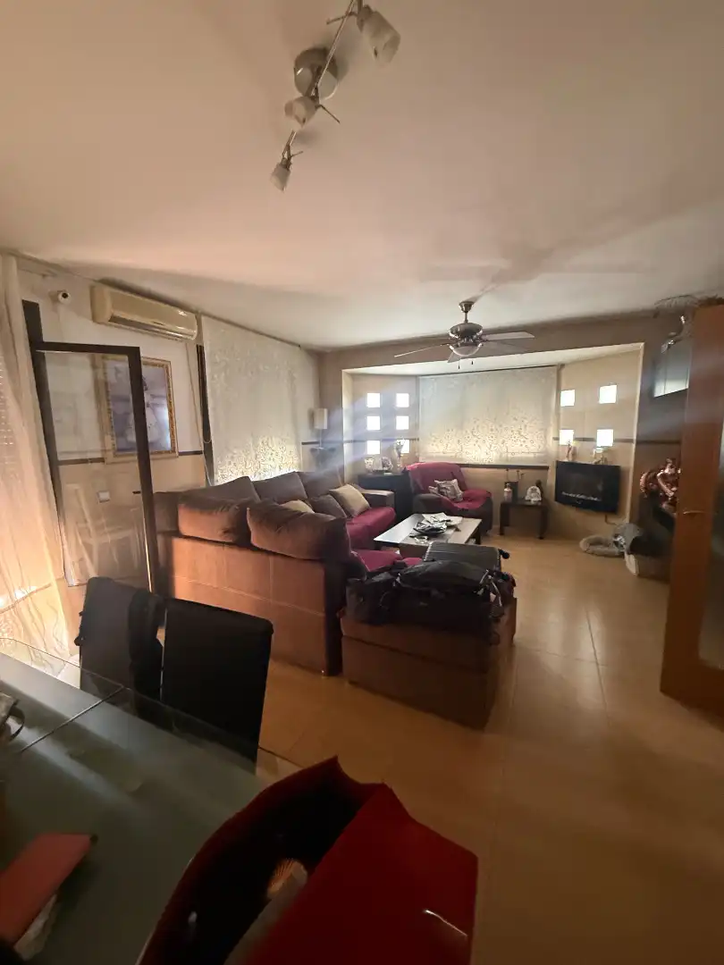 Living room of Houses for sale in Numancia de la Sagra  with Air Conditioner, Heating and Private garden