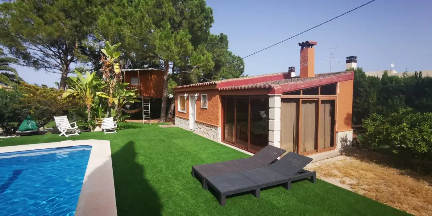 Jardí de Casa o xalet en venda en Elche / Elx amb Aire condicionat, Jardí privat i Terrassa