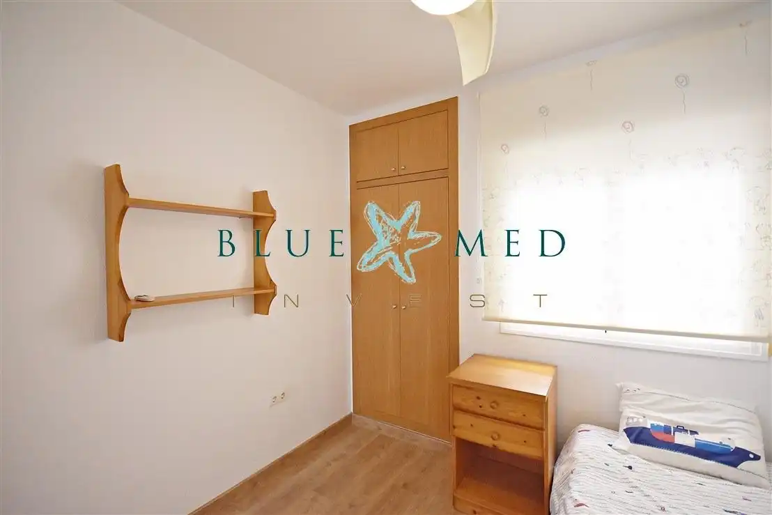 Schlafzimmer von Wohnung zum Verkauf in Mazarrón mit Klimaanlage, Heizung und Parkett