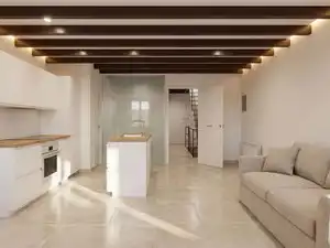 Sala de estar de Piso en venta en  Palma de Mallorca con Aire acondicionado, Calefacción y Terraza