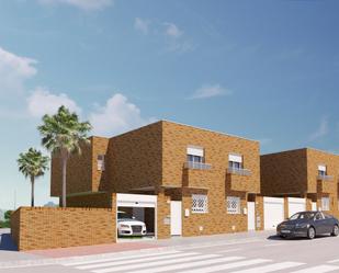 Exterior view of Single-family semi-detached for sale in  Almería Capital  with Balcony