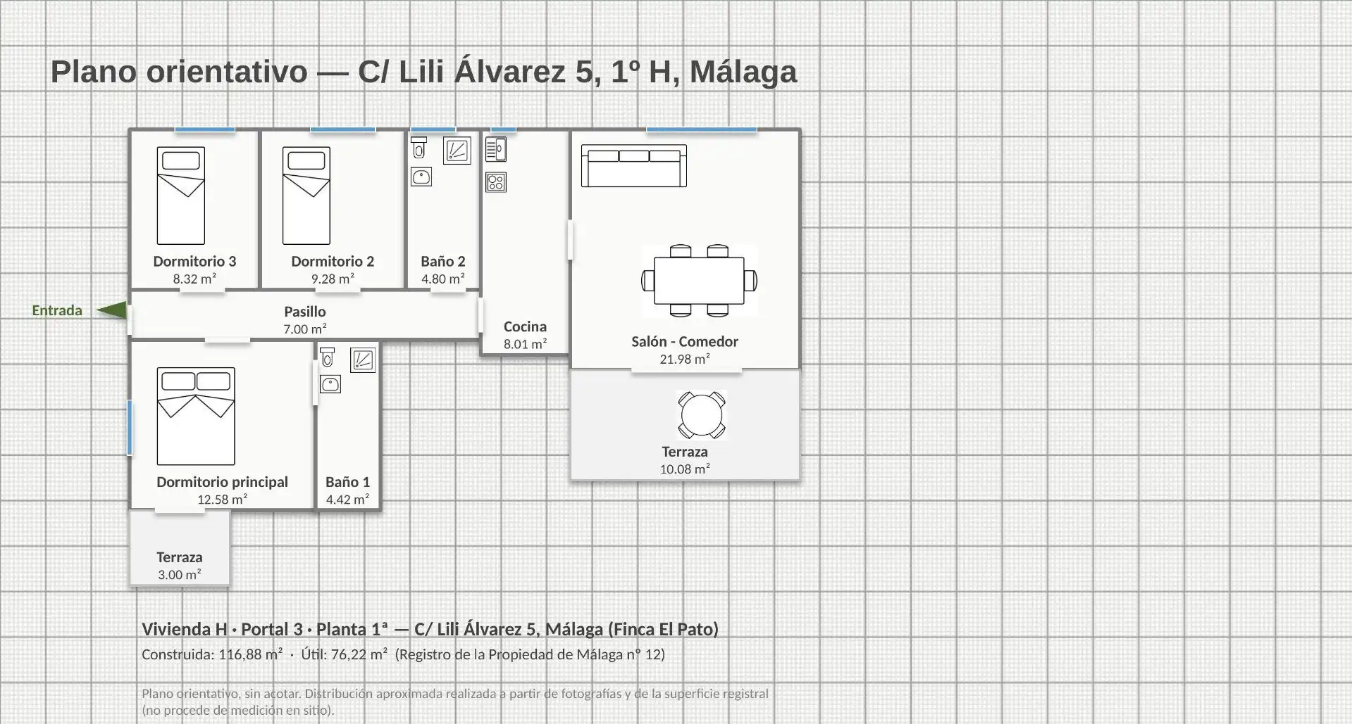 Apartament en venda en Carretera de Cádiz