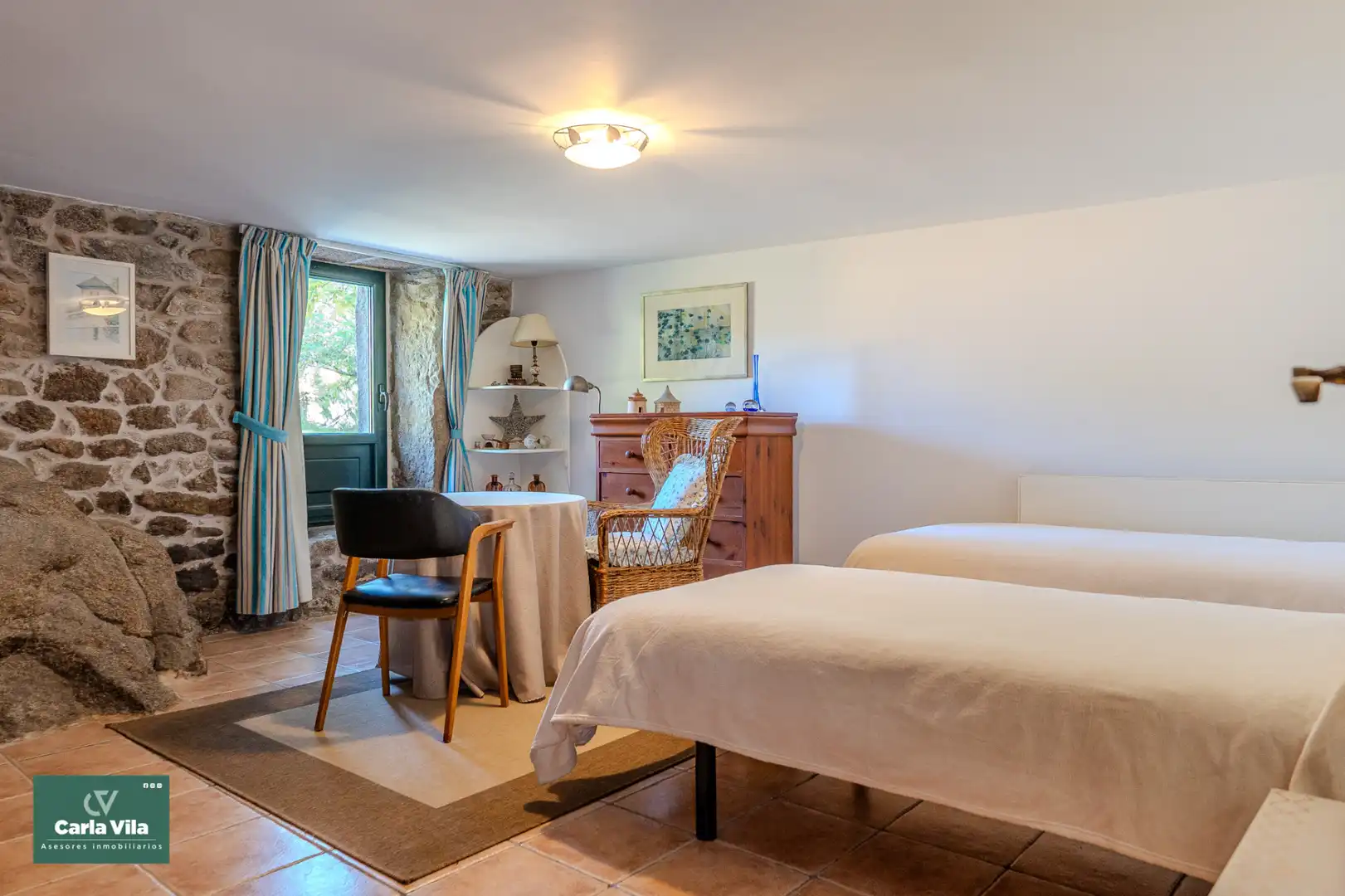 Bedroom of Country homes for sale in Guitiriz  with Heating, Private garden and Parquet flooring